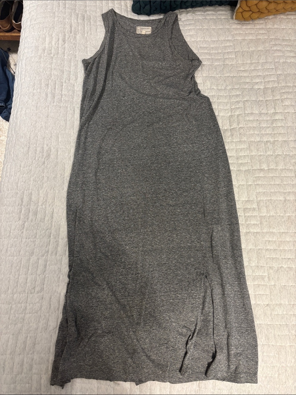 Current/Elliott Gray Sleeveless Maxi Dress